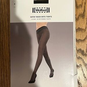 Wolford Black Patterned Tights